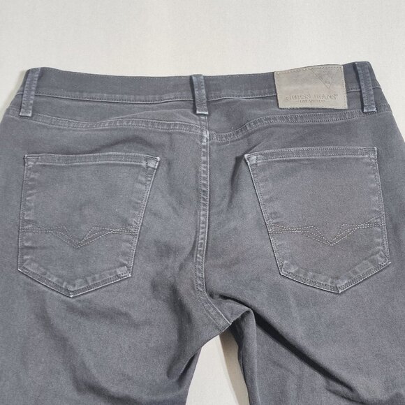 Guess Jeans Vermont Slim fit men's size 34 X 34 black straight leg - Picture 4 of 15